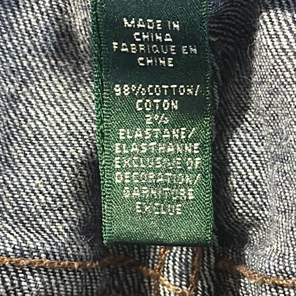 Lauren Ralph Lauren Womens Classic Straight Jeans size 12 - Picture 8 of 10